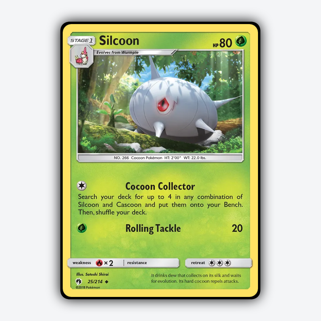 Silcoon 025/214 - Lost Thunder Set - Card Rug
