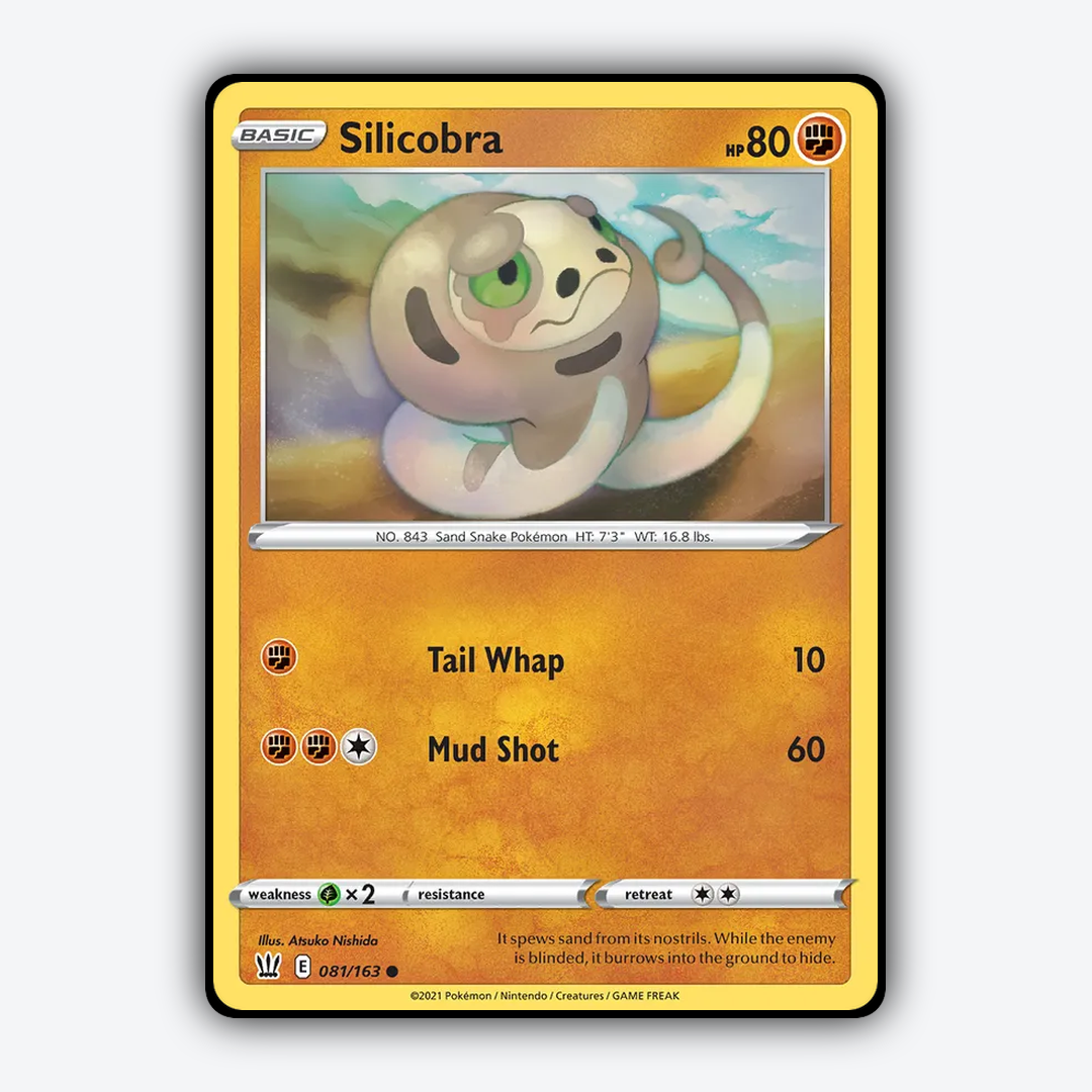 Silicobra 081/163 - Battle Styles Set - Card Rug