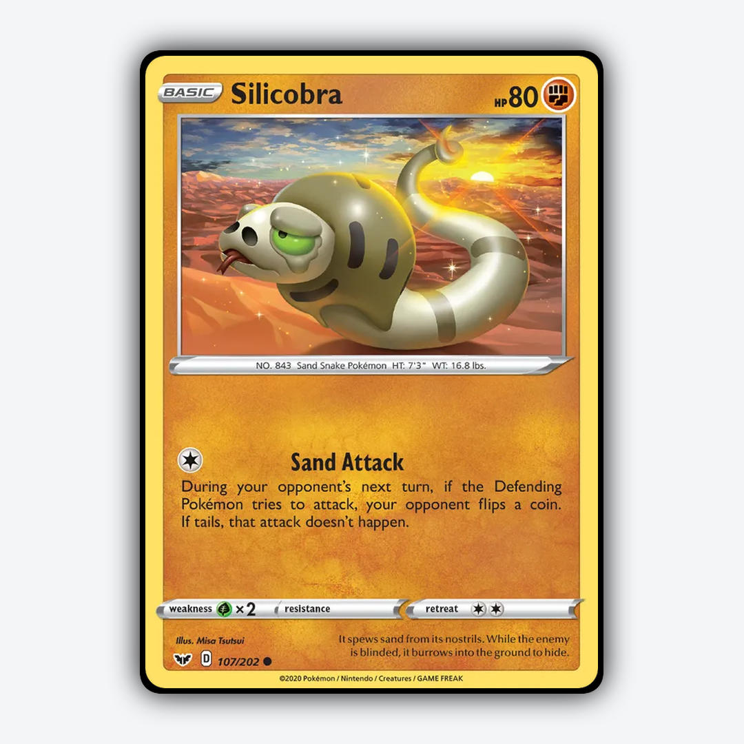 Silicobra 107/202 - Sword & Shield Set - Card Rug