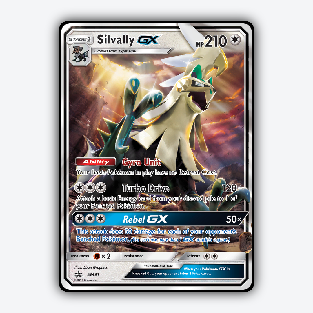 Silvally-GX #91 - SM Black Star Promos Set - Card Rug