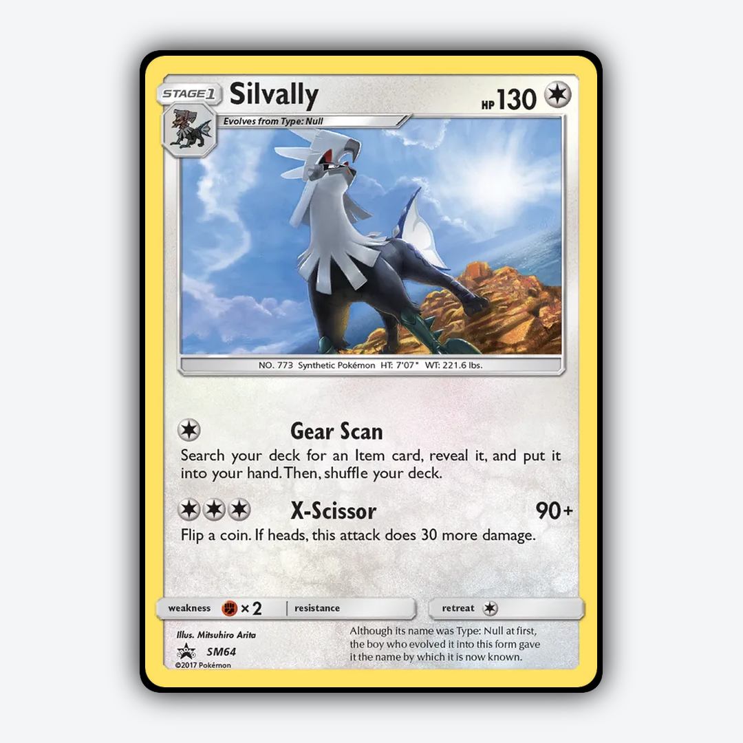 Silvally #64 - SM Black Star Promos Set - Card Rug