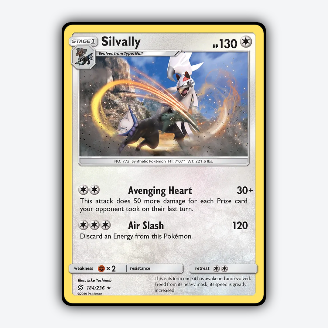 Silvally 184/236 - Unified Minds Set - Card Rug