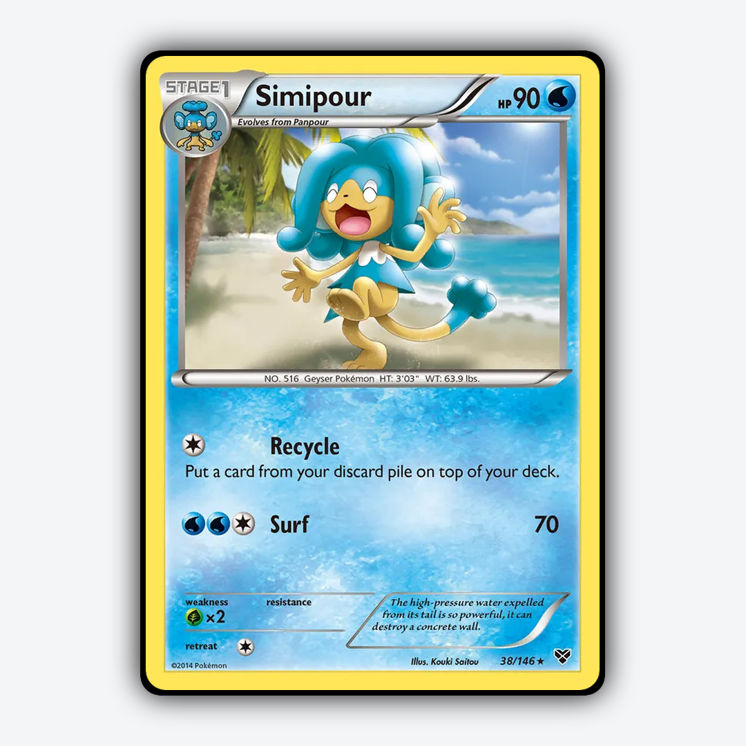 Simipour 038/146 - XY Set - Card Rug