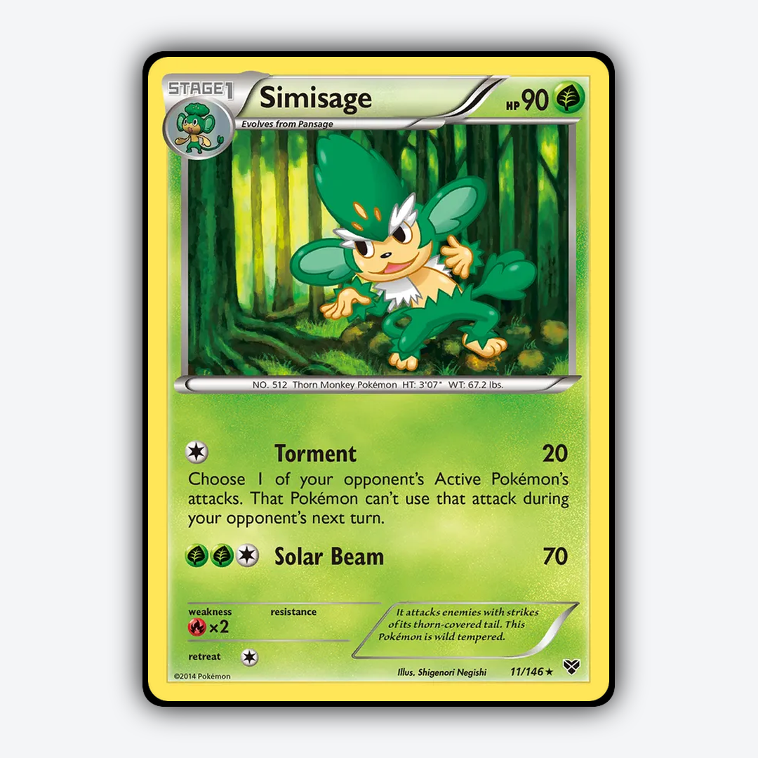 Simisage 011/146 - XY Set - Card Rug