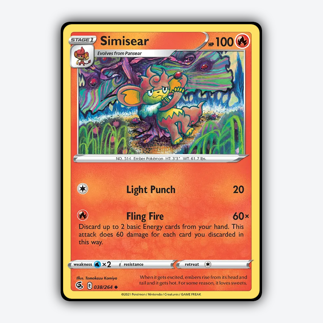Simisear 038/264 - Fusion Strike Set - Card Rug