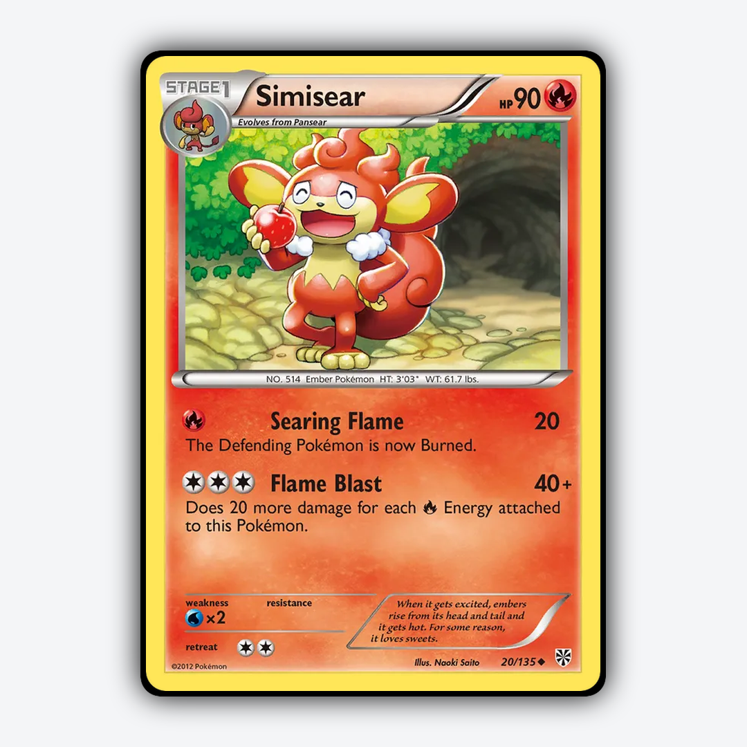 Simisear 020/135 - Plasma Storm Set - Card Rug