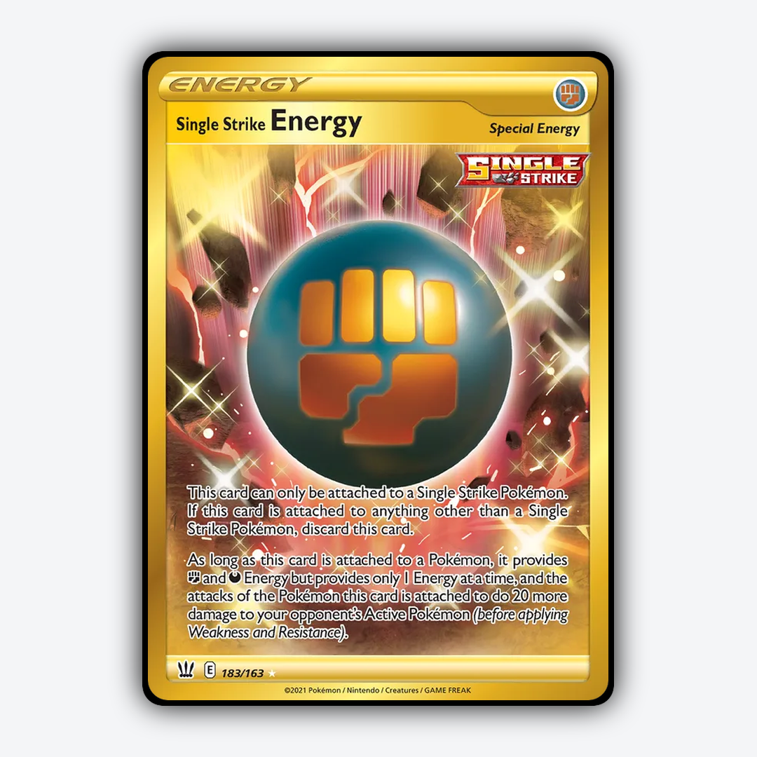 Single Strike Energy 183/163 - Battle Styles Set - Card Rug