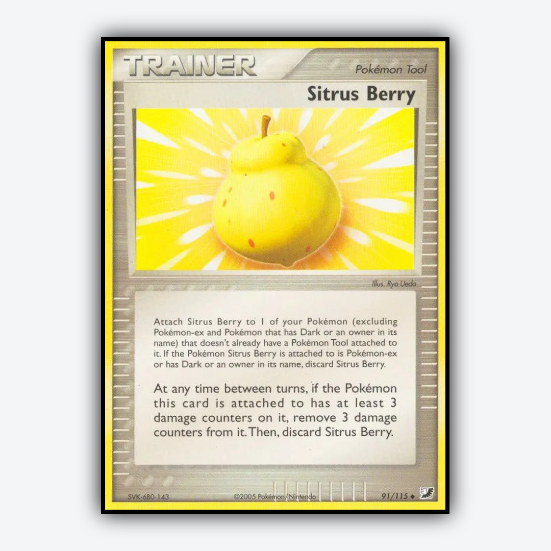 Sitrus Berry 091/115 - Unseen Forces Set - Card Rug