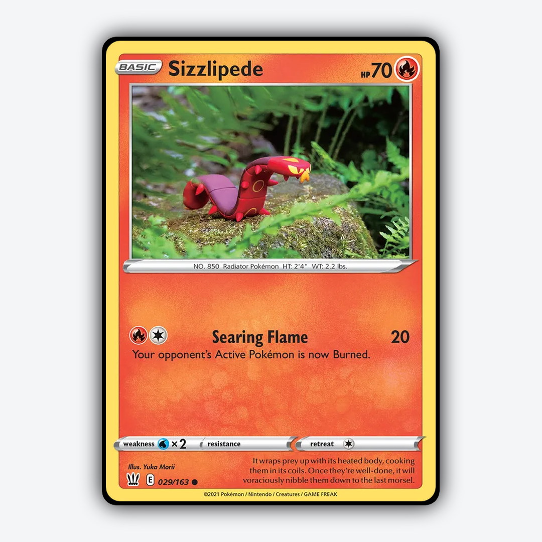 Sizzlipede 029/163 - Battle Styles Set - Card Rug