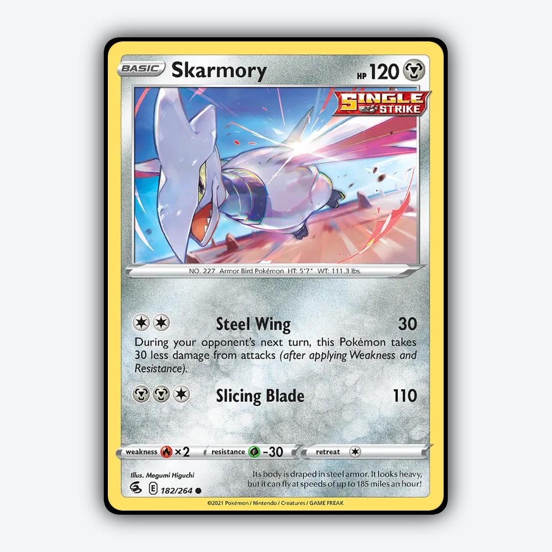 Skarmory 182/264 - Fusion Strike Set - Card Rug