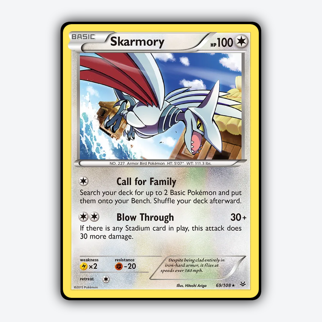 Skarmory 069/108 - Roaring Skies Set - Card Rug