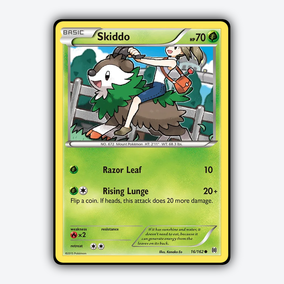 Skiddo 016/162 - BREAKthrough Set - Card Rug