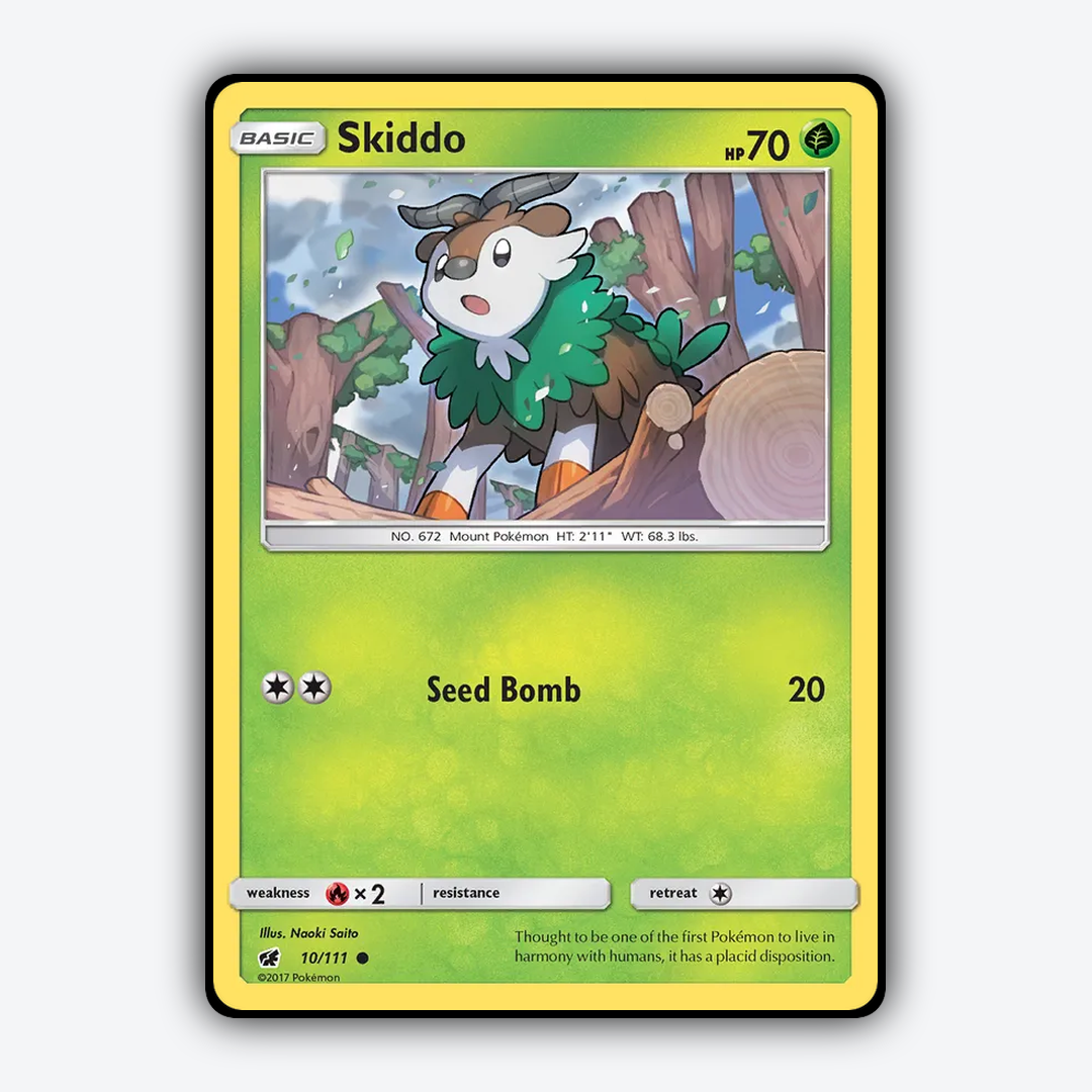 Skiddo 010/111 - Crimson Invasion Set - Card Rug