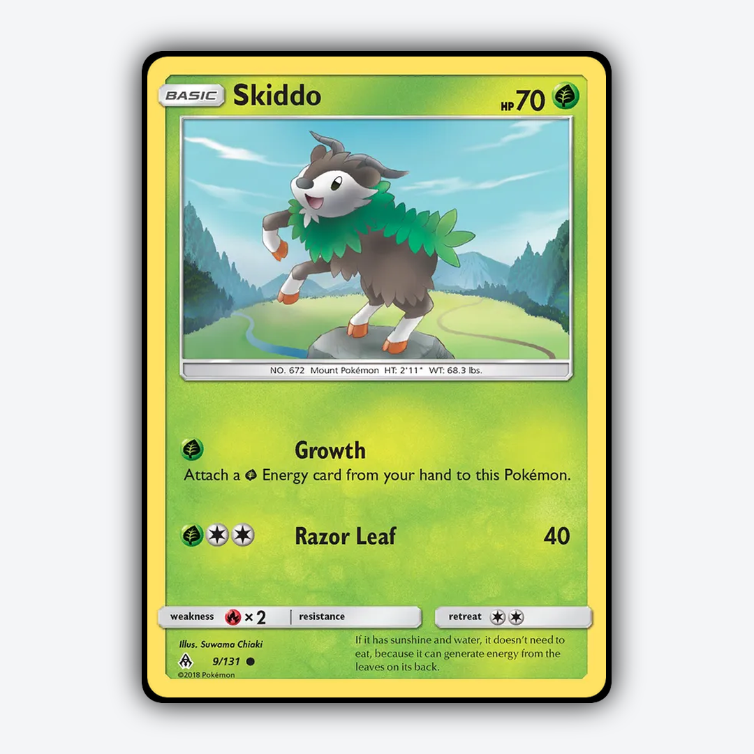 Skiddo 009/131 - Forbidden Light Set - Card Rug