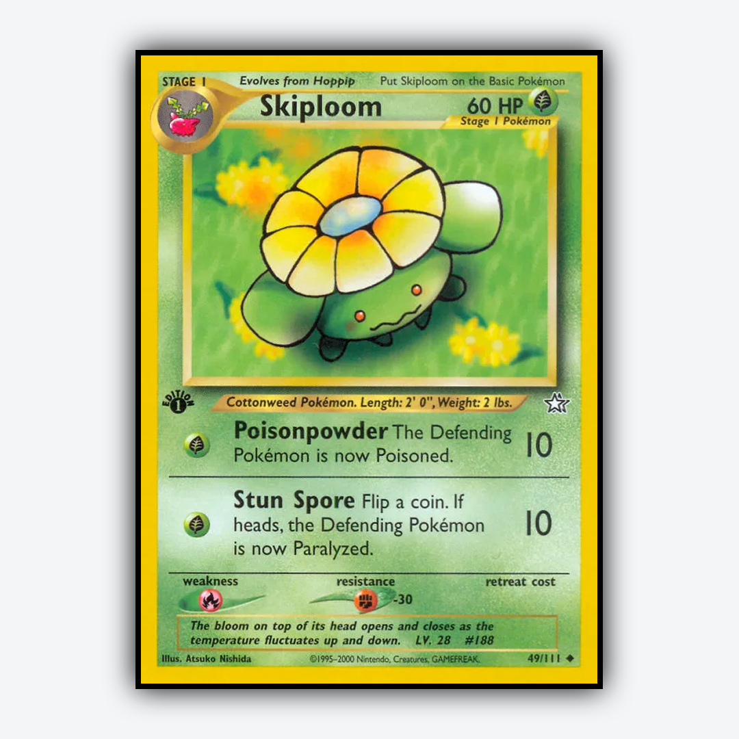 Skiploom 049/111 - Neo Genesis Set - Card Rug