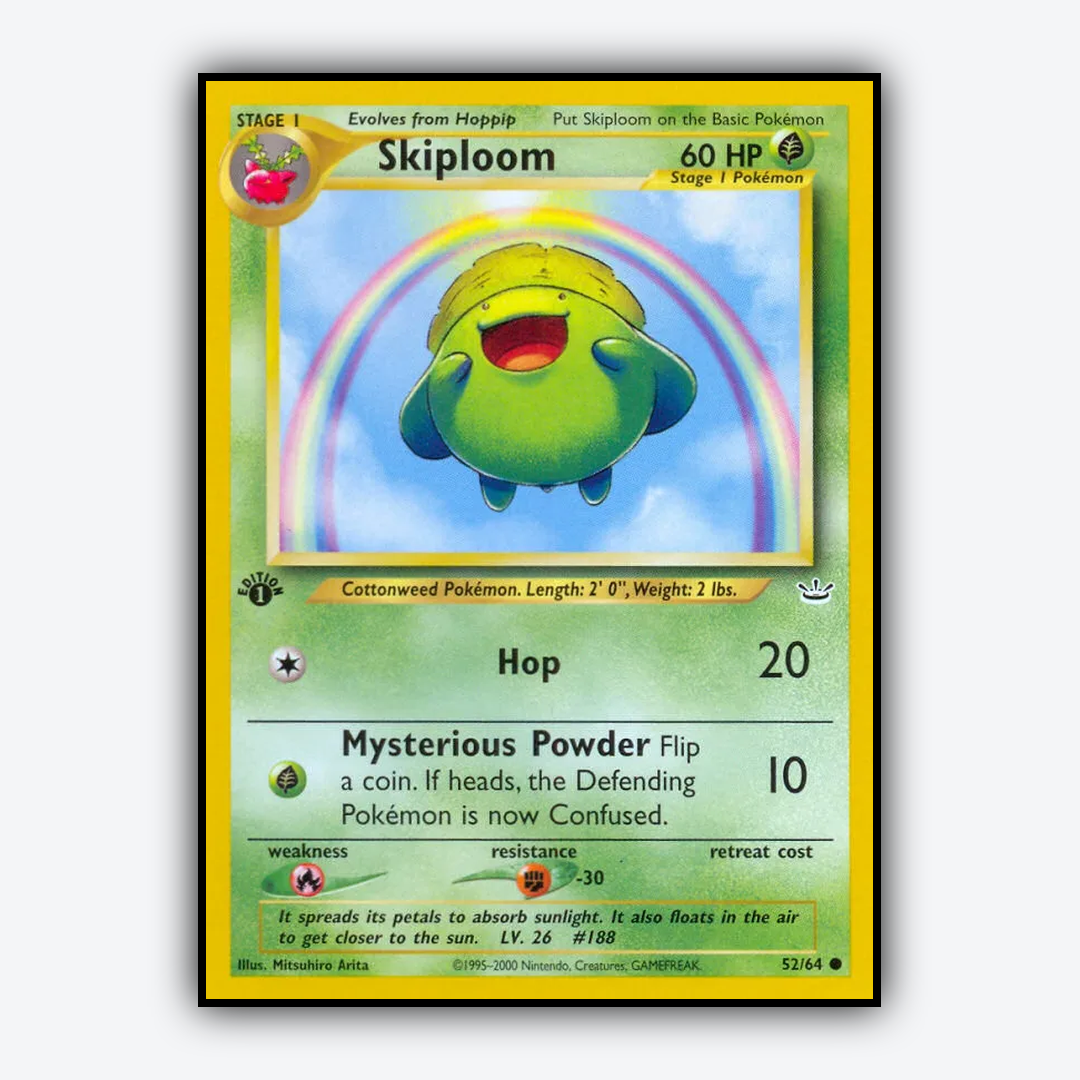 Skiploom 052/64 - Neo Revelation Set - Card Rug