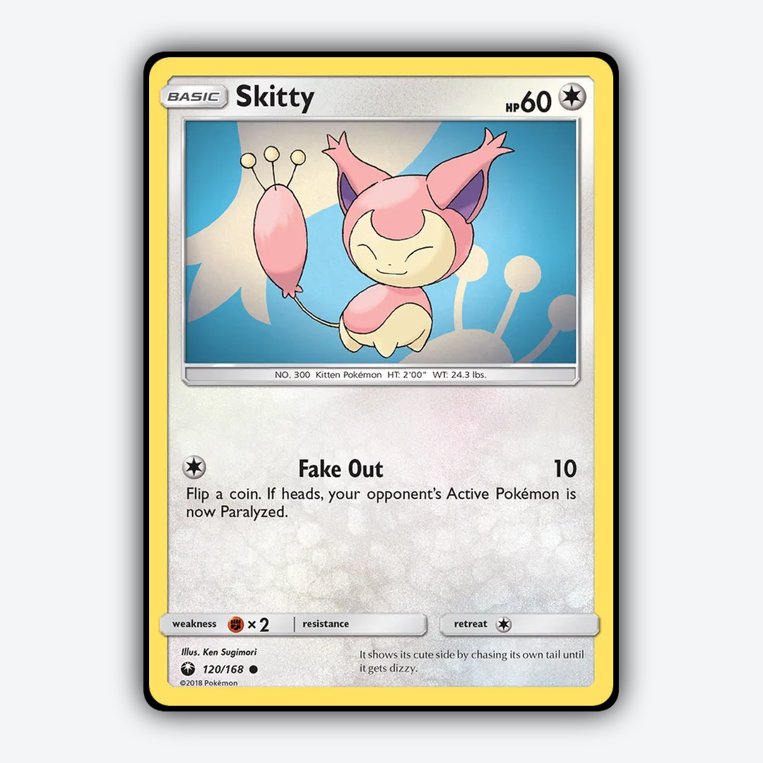 Skitty 120/168 - Celestial Storm Set - Card Rug