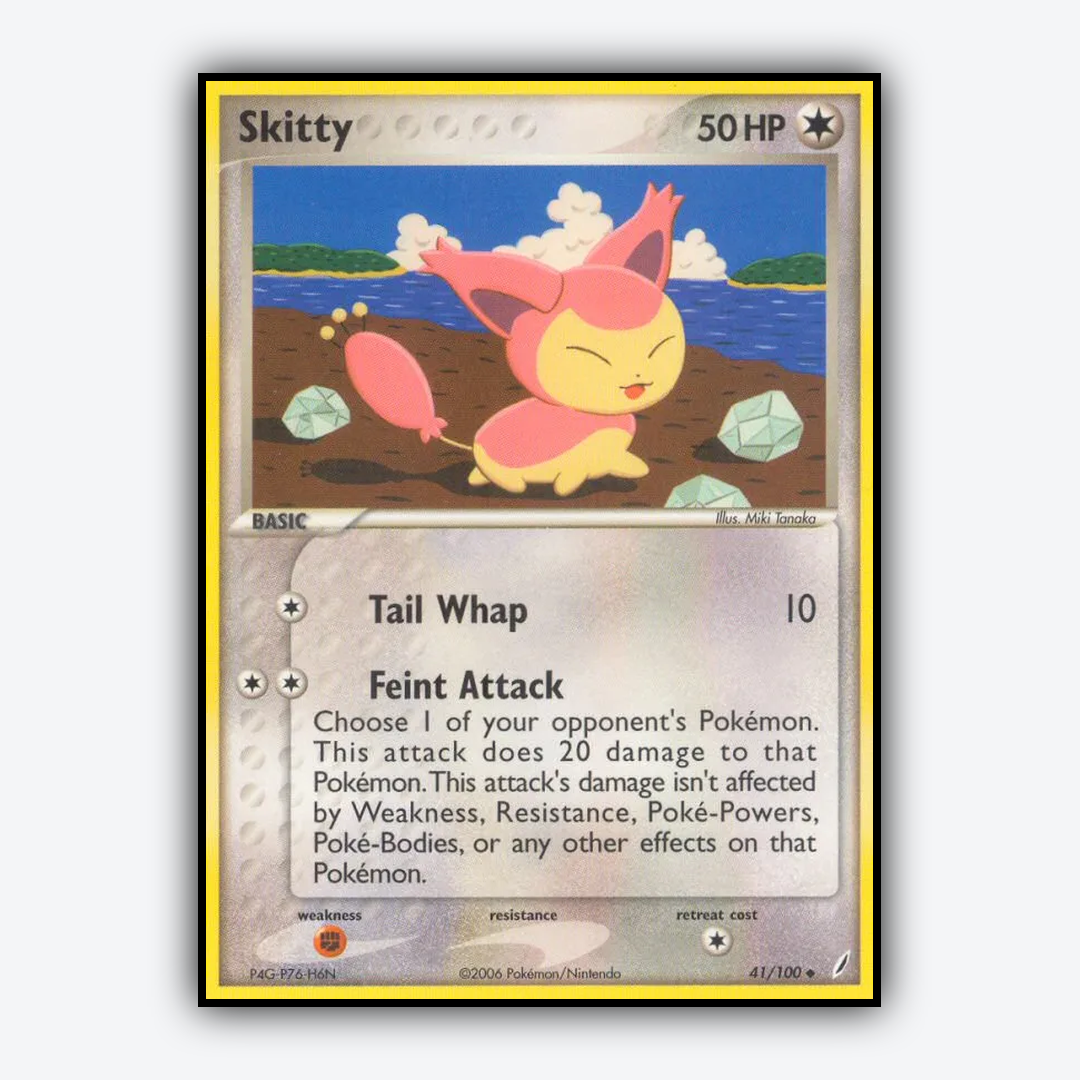 Skitty 041/100 - Crystal Guardians Set - Card Rug