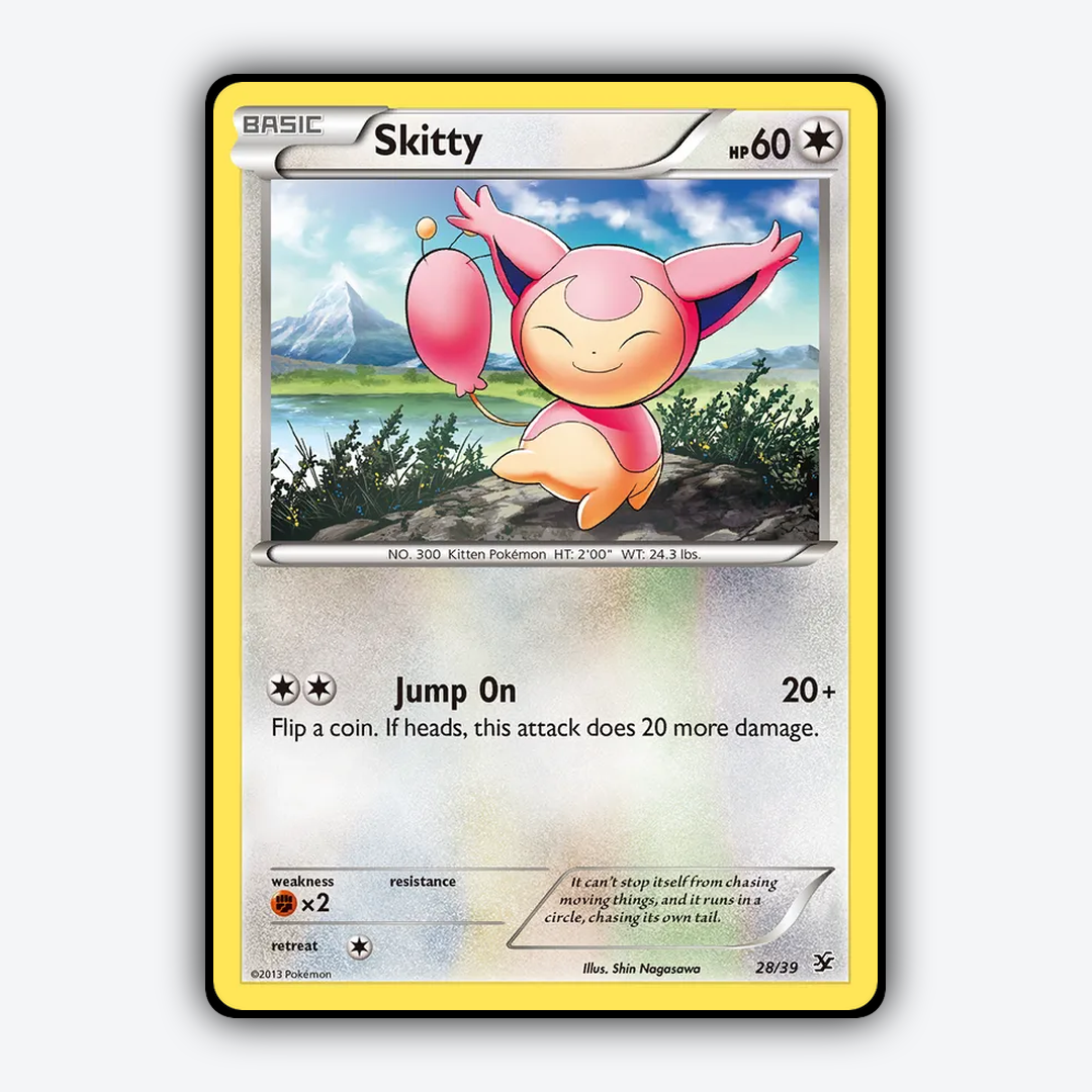 Skitty 028/39 - Kalos Starter Set - Card Rug