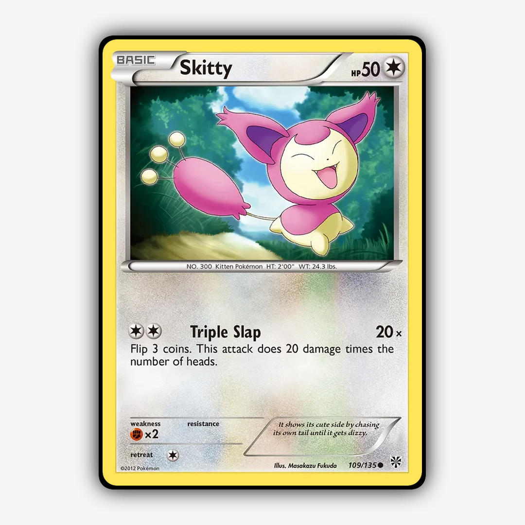Skitty 109/135 - Plasma Storm Set - Card Rug