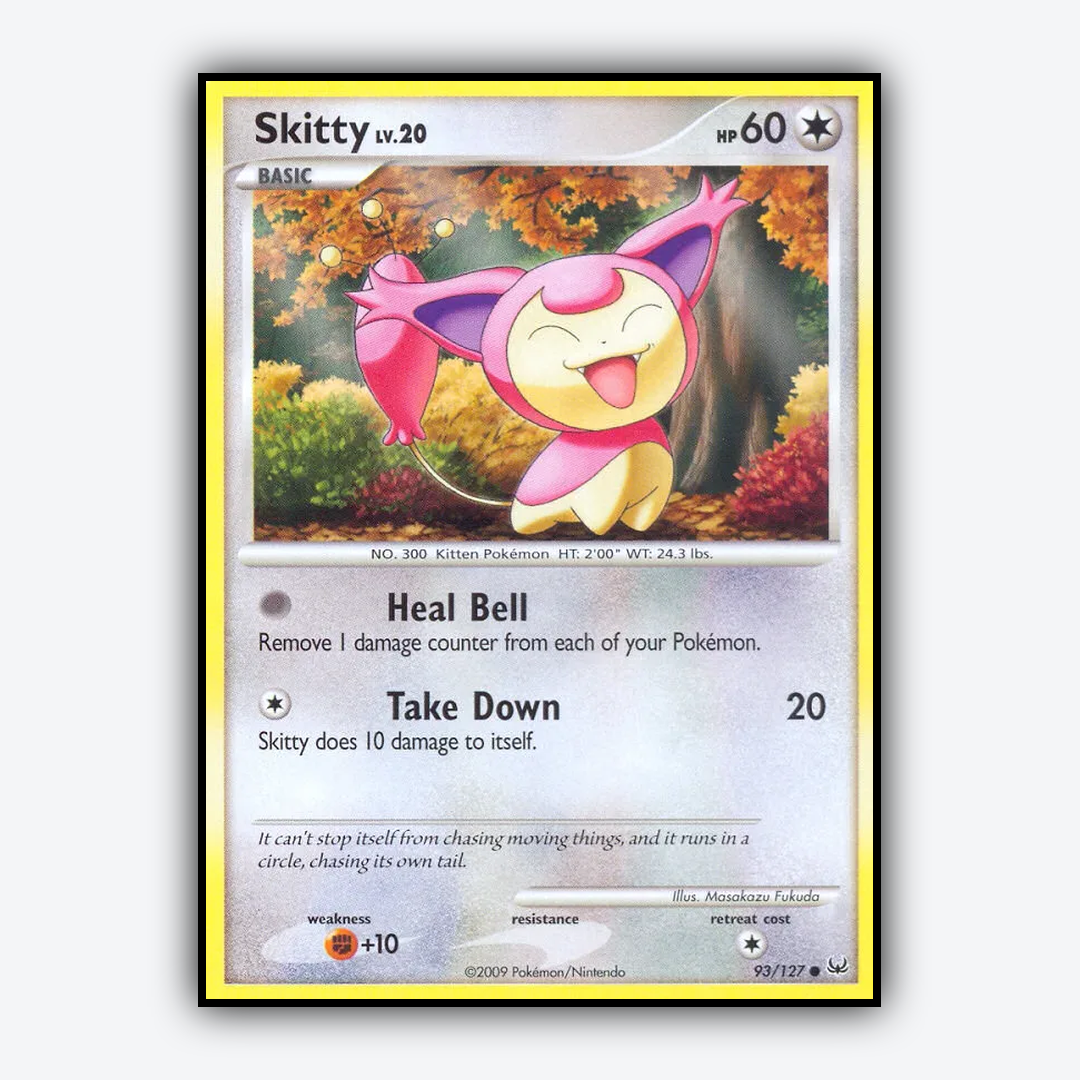 Skitty 093/127 - Platinum Set - Card Rug