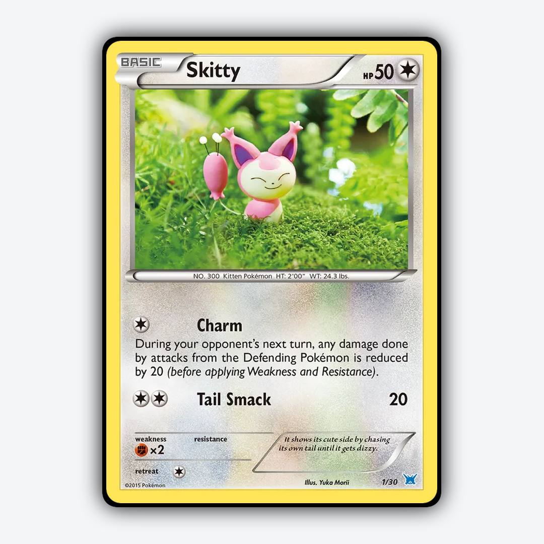 Skitty 001/30 - XY Trainer Kit Latios Set - Card Rug