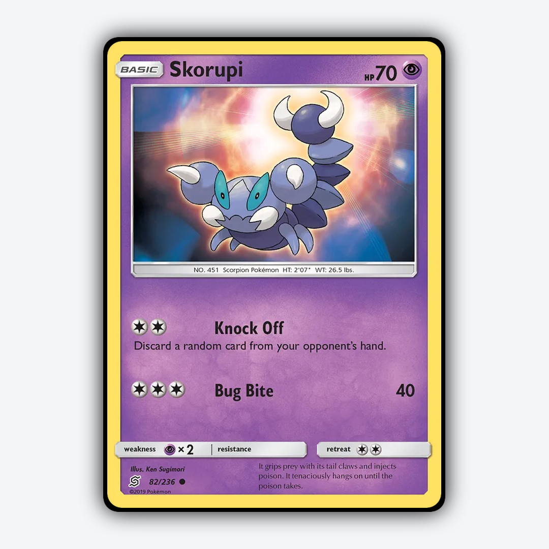 Skorupi 082/236 - Unified Minds Set - Card Rug