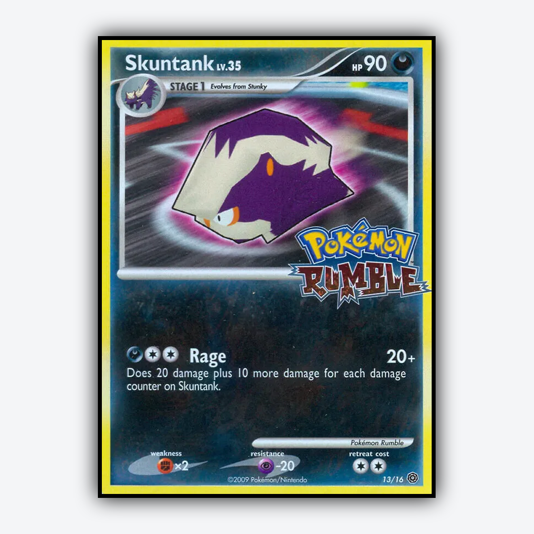 Skuntank 013/16 - Pokémon Rumble Set - Card Rug