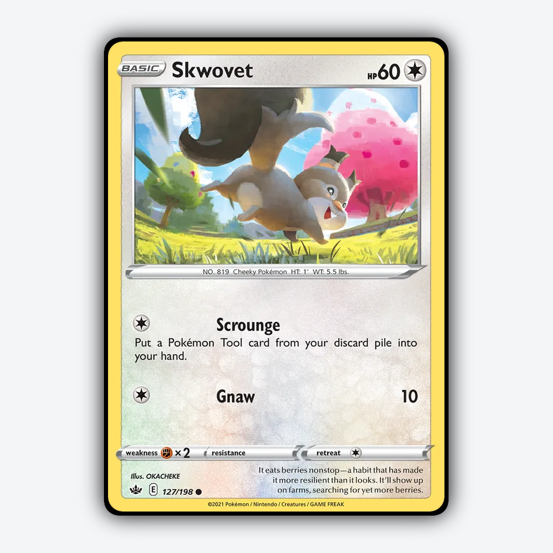 Skwovet 127/198 - Chilling Reign Set - Card Rug