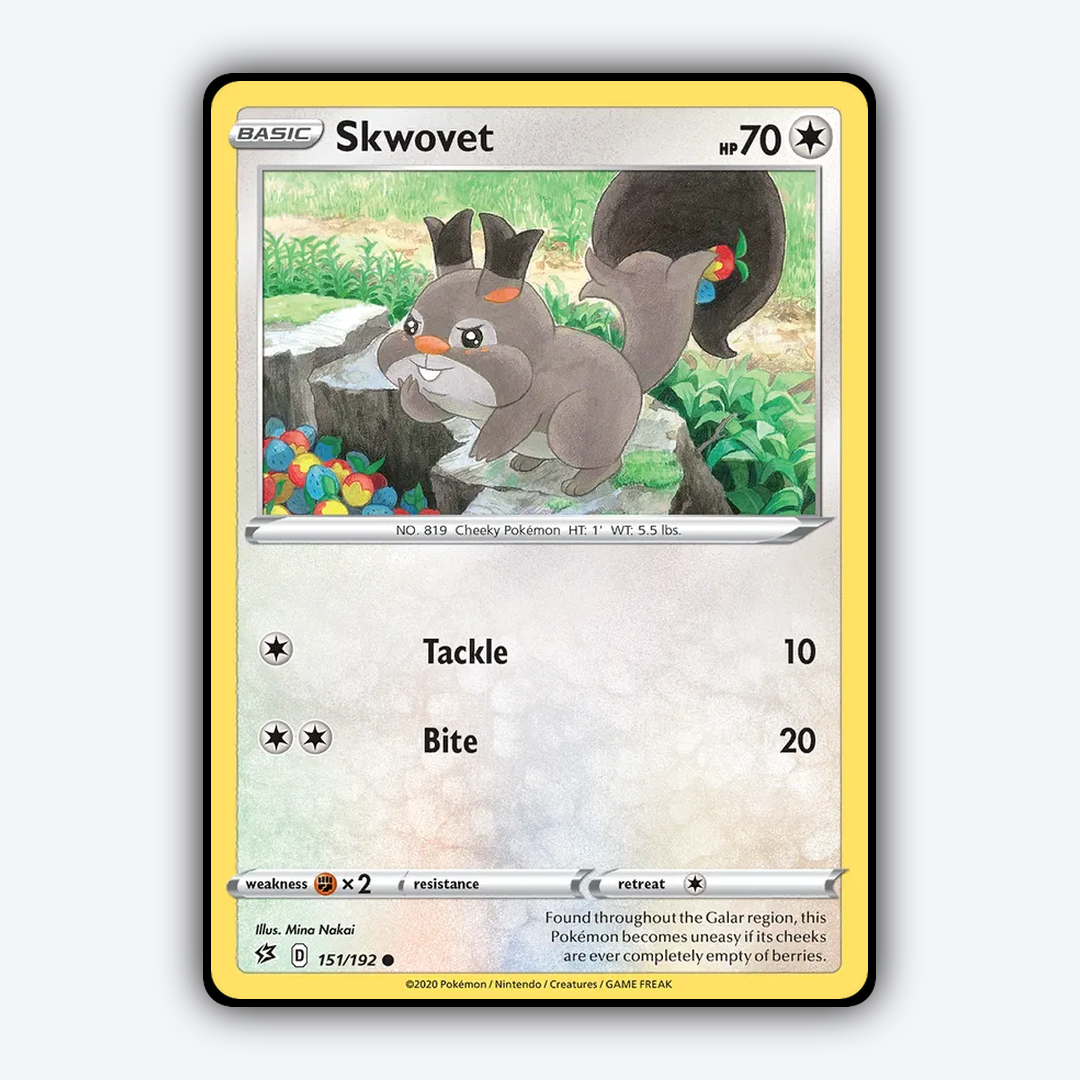 Skwovet 151/192 - Rebel Clash Set - Card Rug