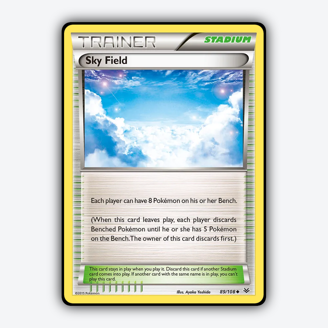 Sky Field 089/108 - Roaring Skies Set - Card Rug