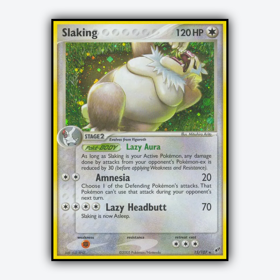 Slaking 015/107 - Deoxys Set - Card Rug
