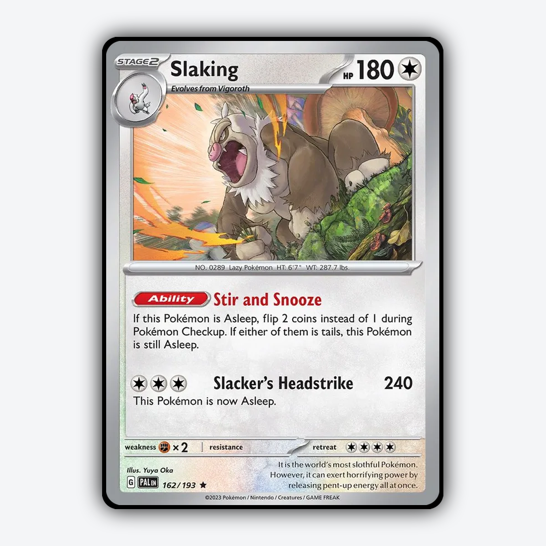 Slaking 162/193 - Paldea Evolved Set - Card Rug