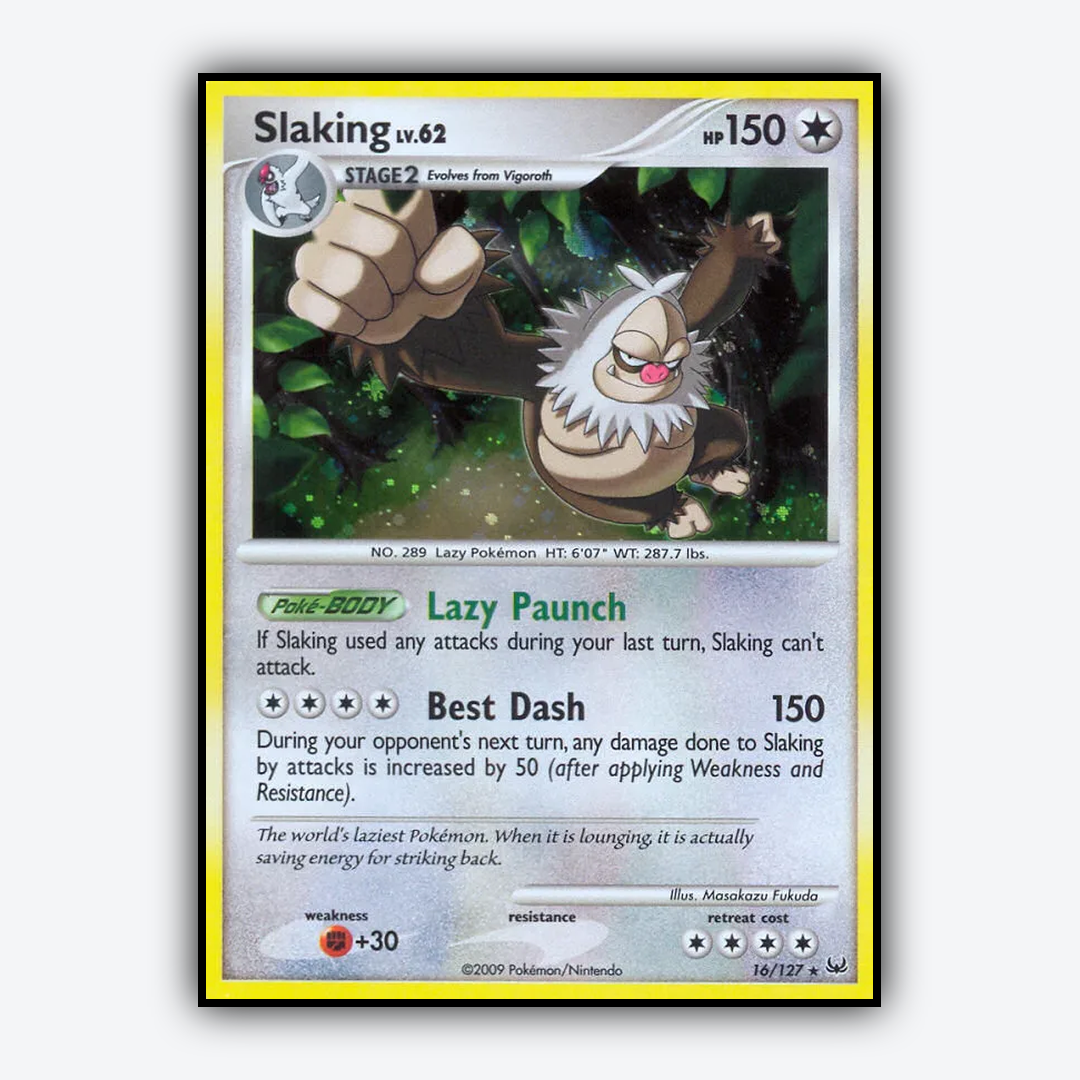 Slaking 016/127 - Platinum Set - Card Rug