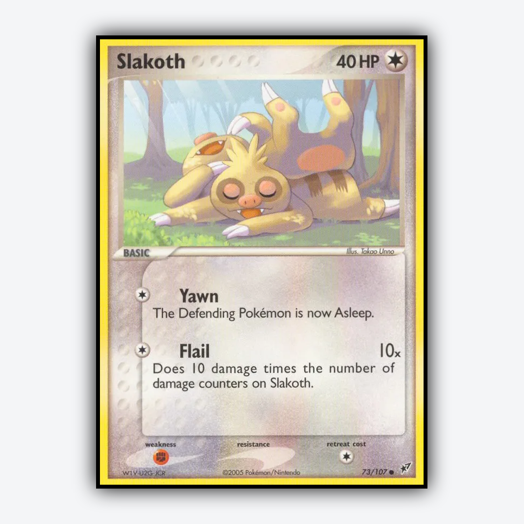 Slakoth 073/107 - Deoxys Set - Card Rug