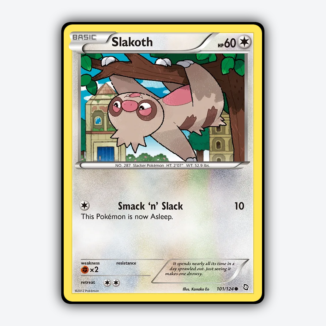 Slakoth 101/124 - Dragons Exalted Set - Card Rug