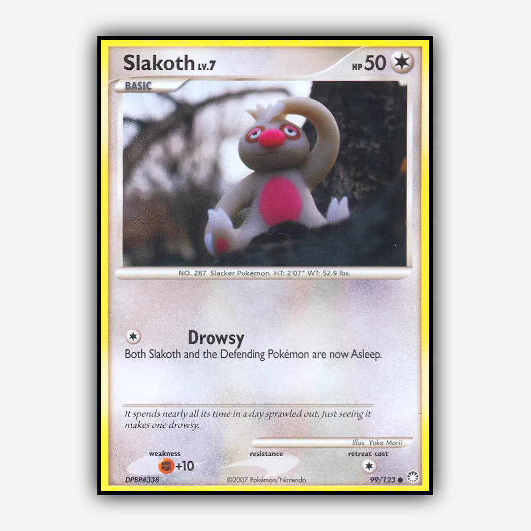 Slakoth 099/123 - Mysterious Treasures Set - Card Rug