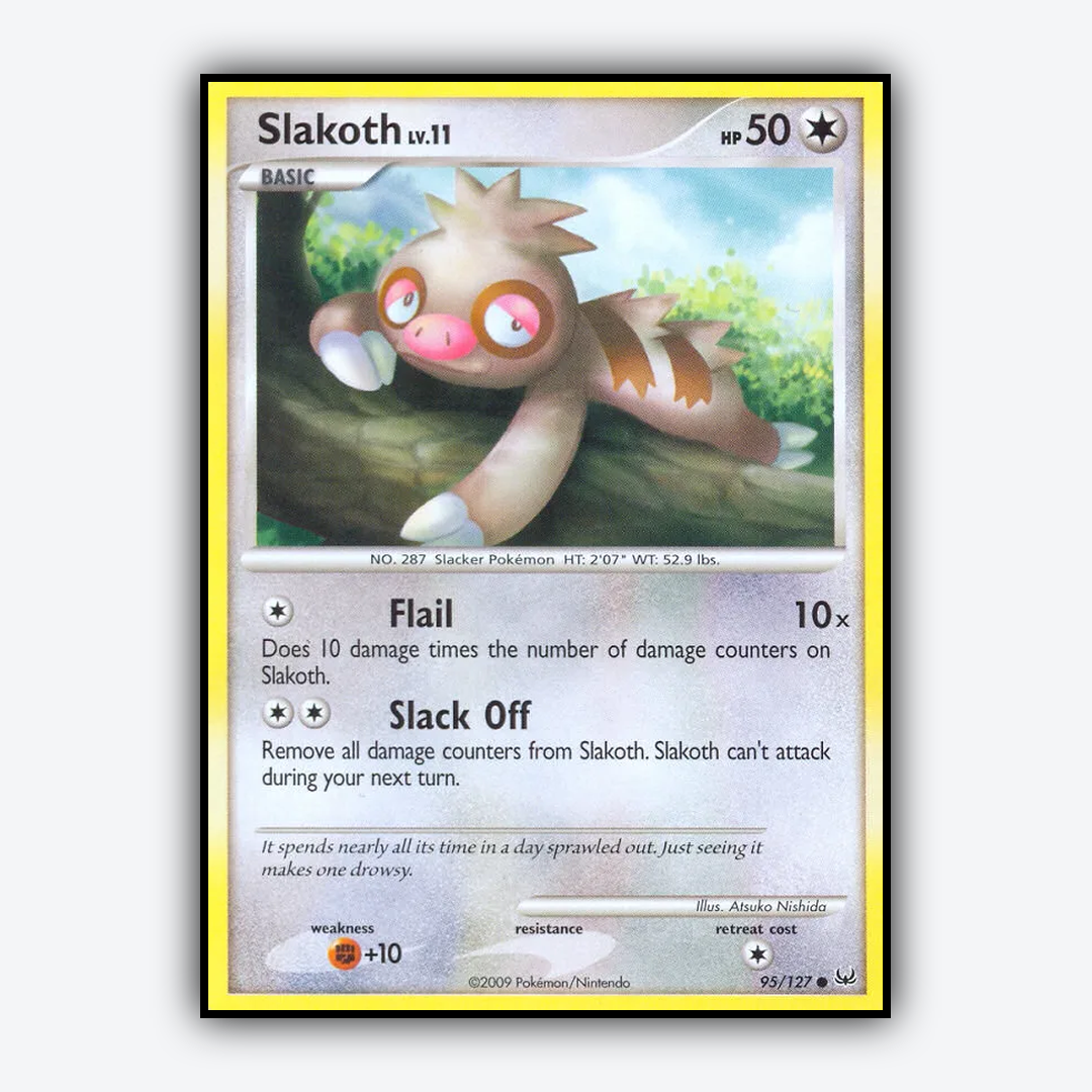 Slakoth 095/127 - Platinum Set - Card Rug