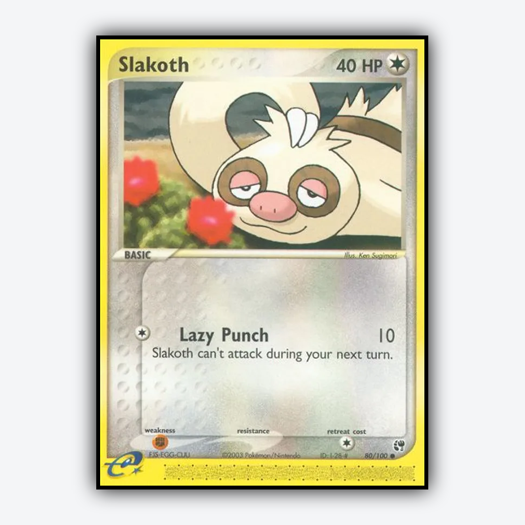 Slakoth 080/100 - Sandstorm Set - Card Rug