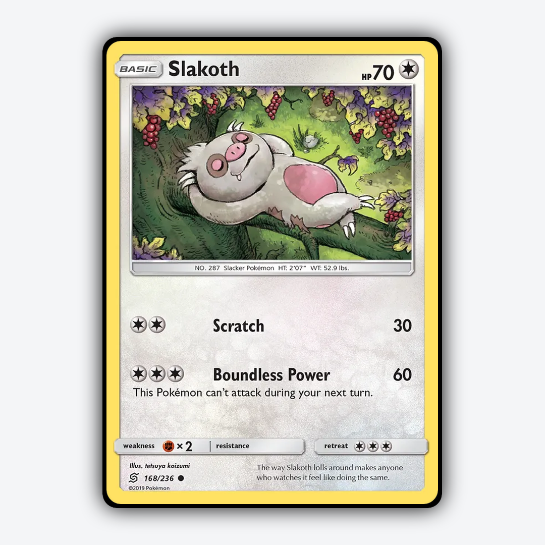 Slakoth 168/236 - Unified Minds Set - Card Rug