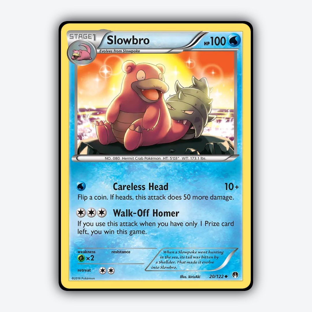 Slowbro 020/122 - BREAKpoint Set - Card Rug