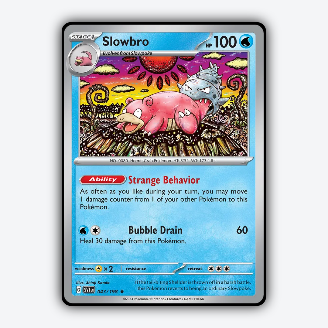 Slowbro 043/198 - Scarlet & Violet Set - Card Rug