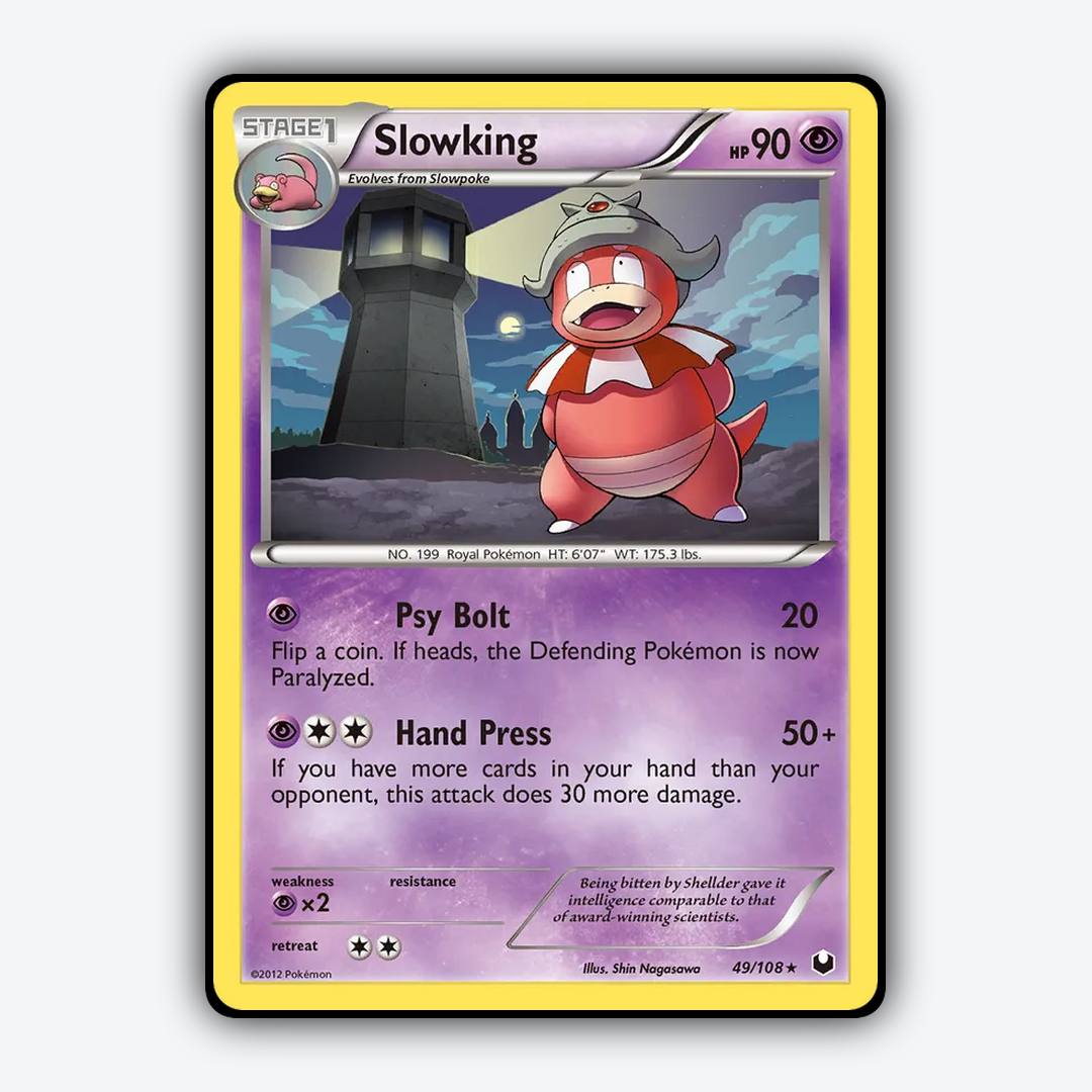 Slowking 049/108 - Dark Explorers Set - Card Rug
