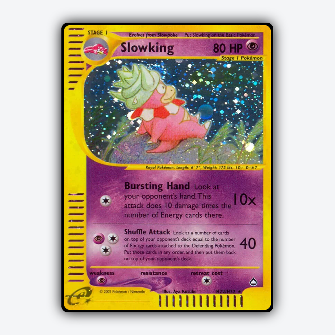 Slowking H022/147 - H022/147 Aquapolis Set - Card Rug