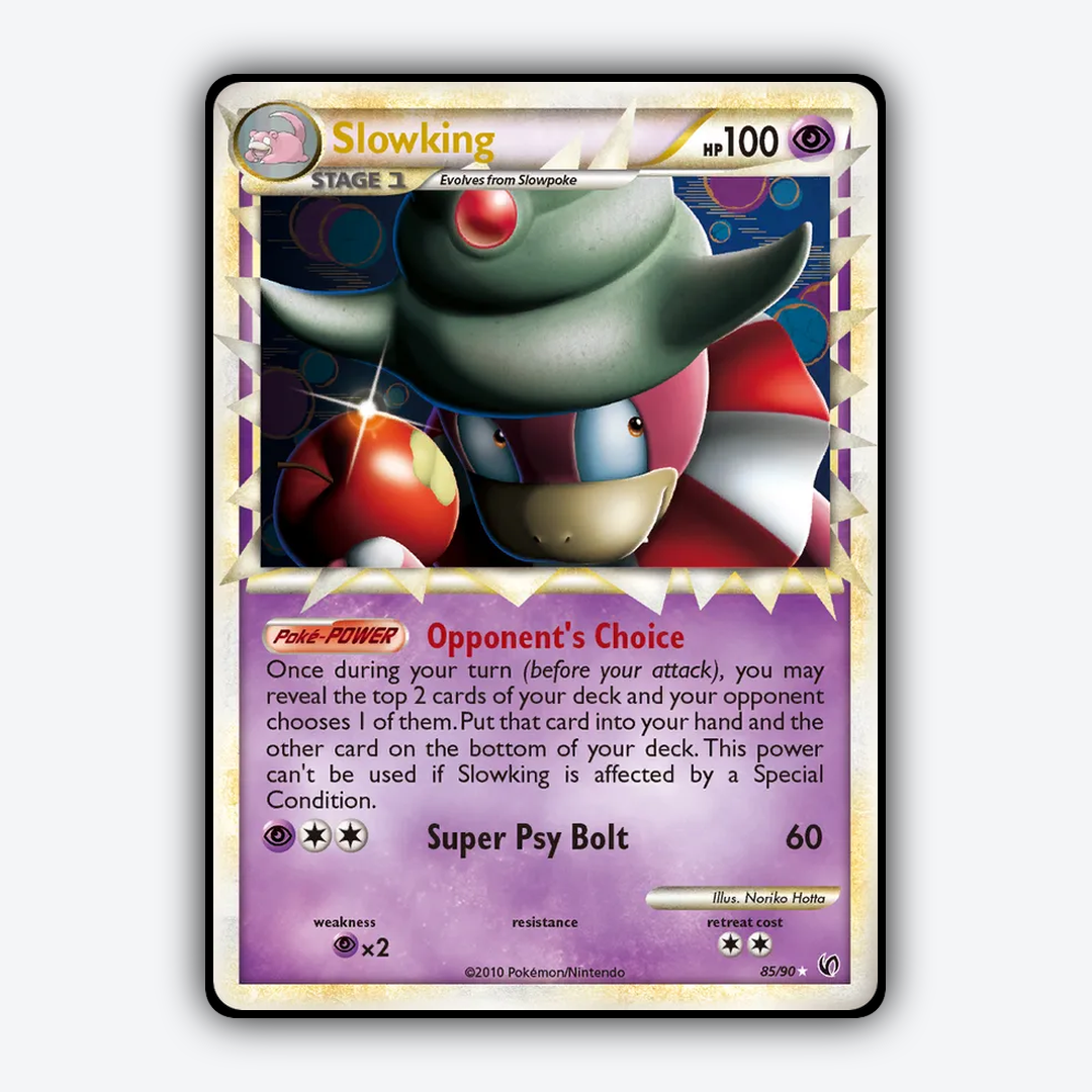 Slowking 085/90 - HS—Undaunted Set - Card Rug