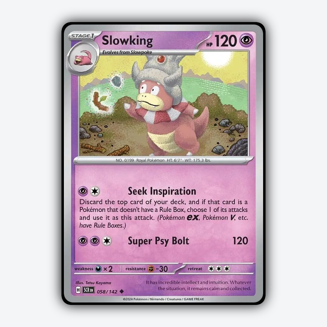 Slowking 058/142 - Stellar Crown Set - Card Rug