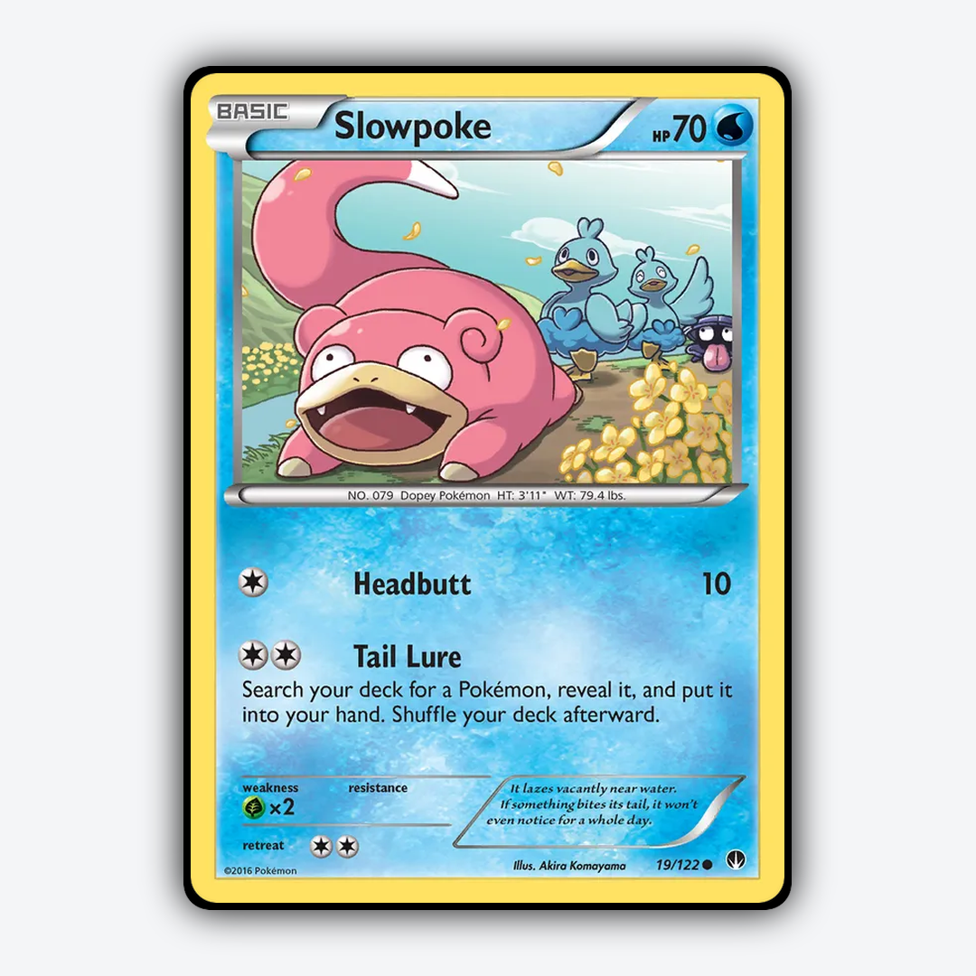 Slowpoke 019/122 - BREAKpoint Set - Card Rug
