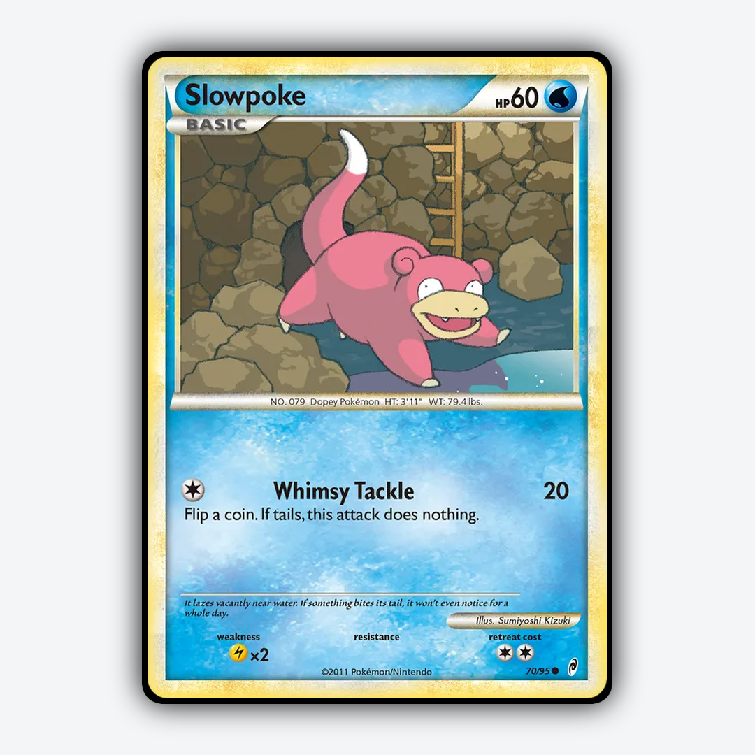 Slowpoke 070/95 - Call of Legends Set - Card Rug