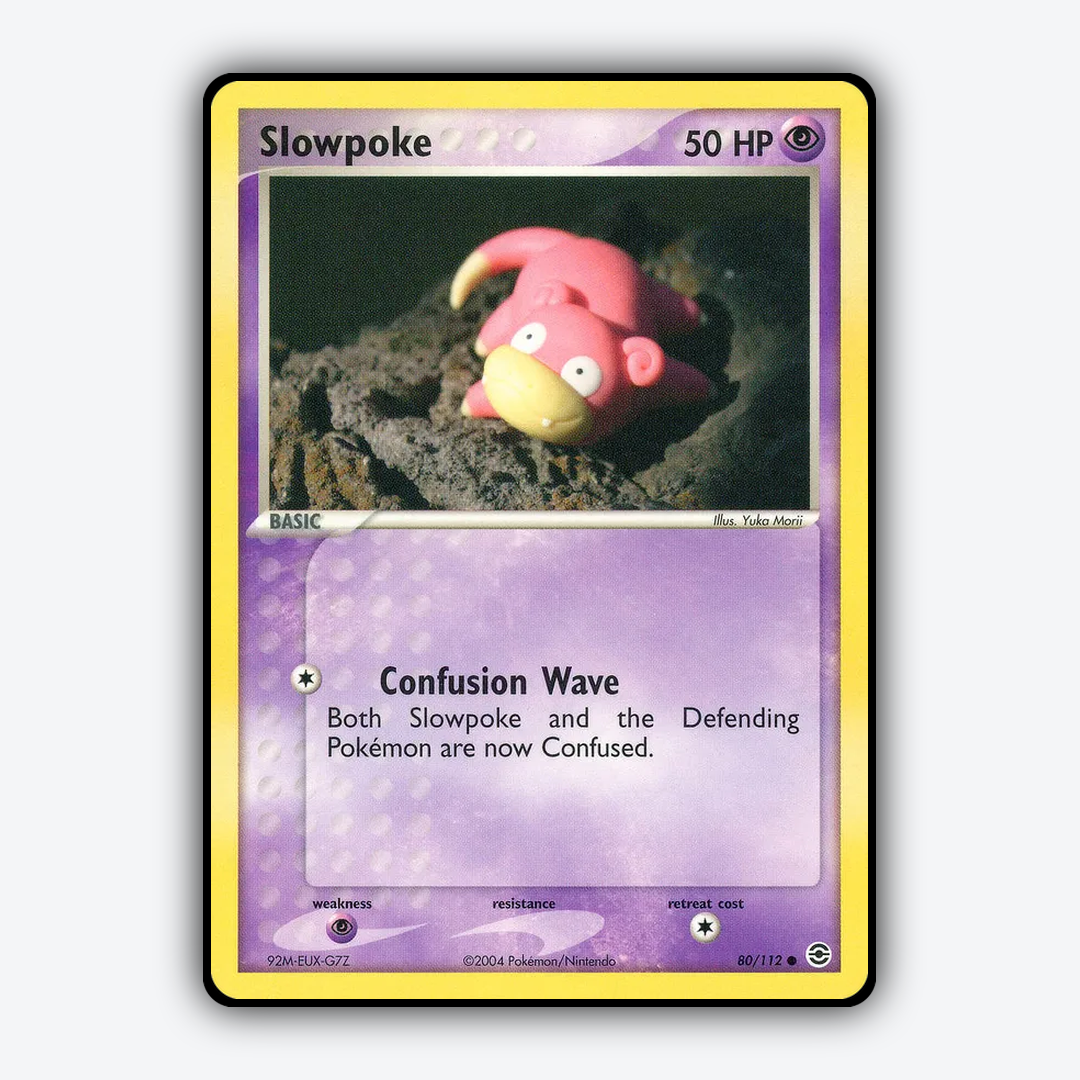 Slowpoke 080/112 - FireRed & LeafGreen Set - Card Rug