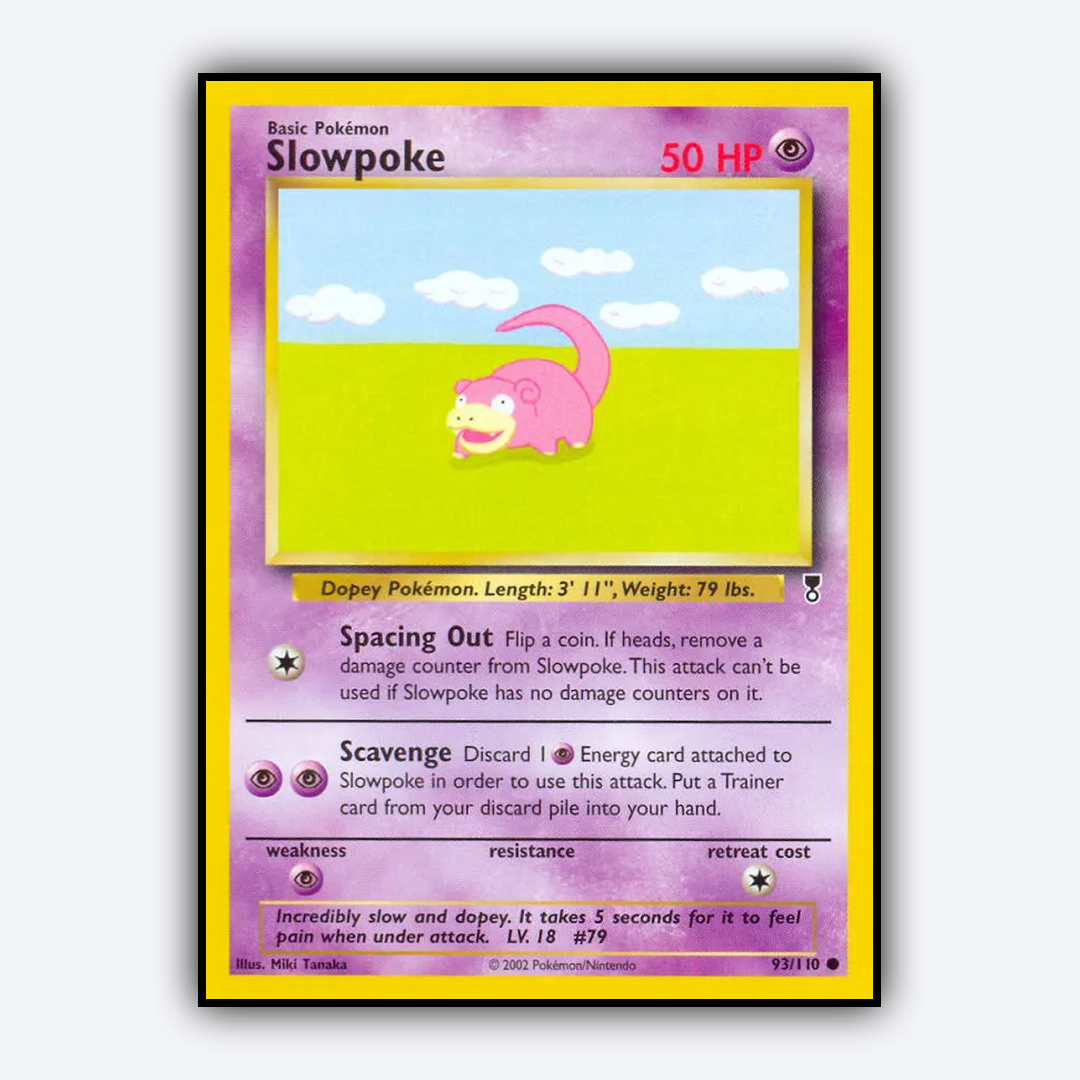 Slowpoke 093/110 - Legendary Collection Set - Card Rug
